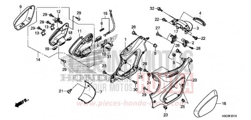 BODY COVER C125AK de 2019
